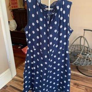 209‎ Wst 38  100 percent Linen dress. Worn 2x.